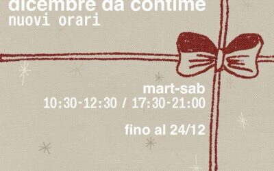 Nuovo orario attivo fino al 24 dicembre